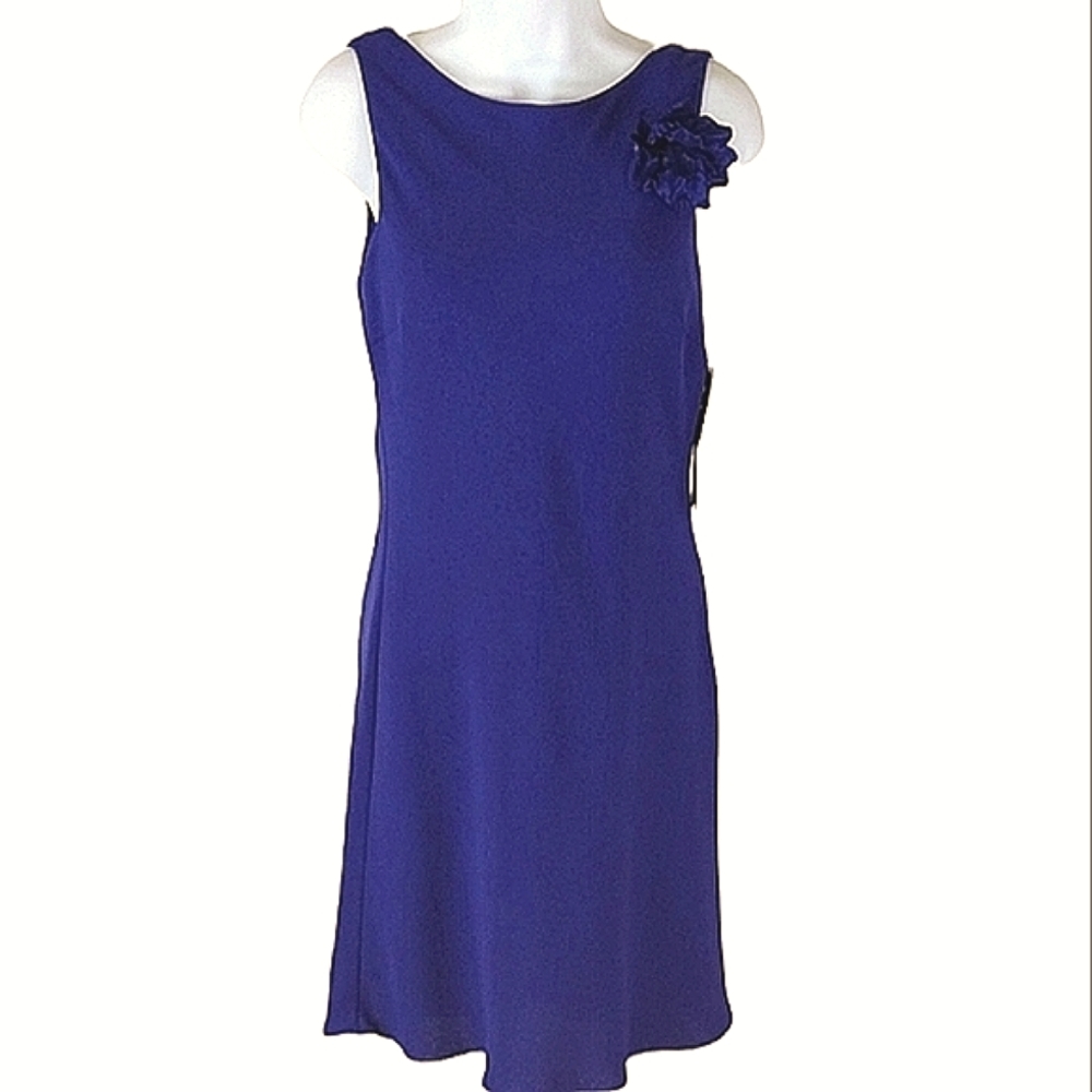S. L. Fashions blue special occasion dress
